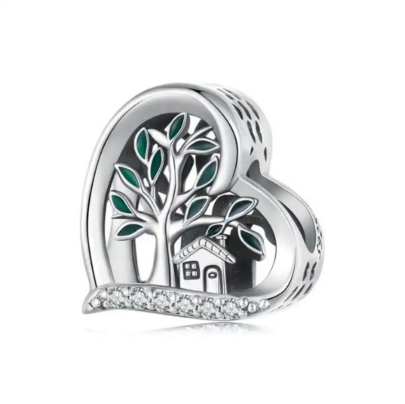 JBX CHARM TREE OF LIFE SILVER