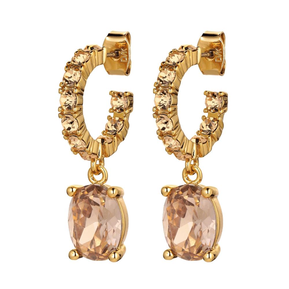 DYRBERG/KERN BARBARA EARRINGS GOLD