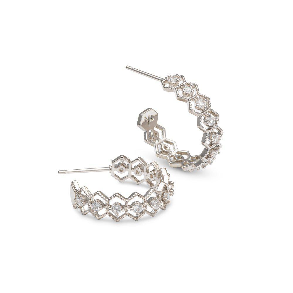 Ylva Li Nova øredobber - Krystall (Sølv)