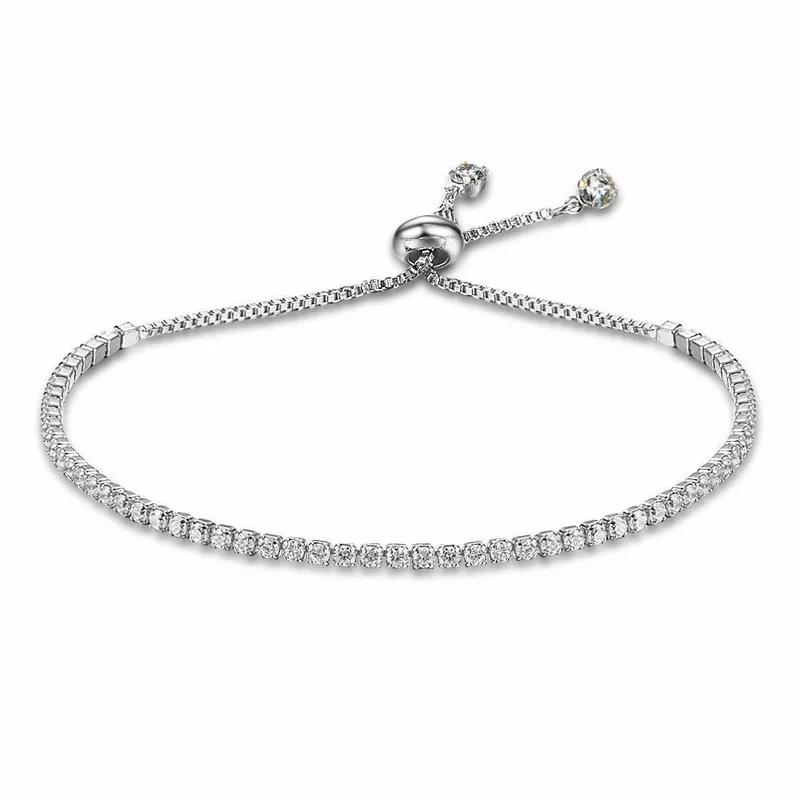 AVI Jewels Tennis bracelet silver/clear