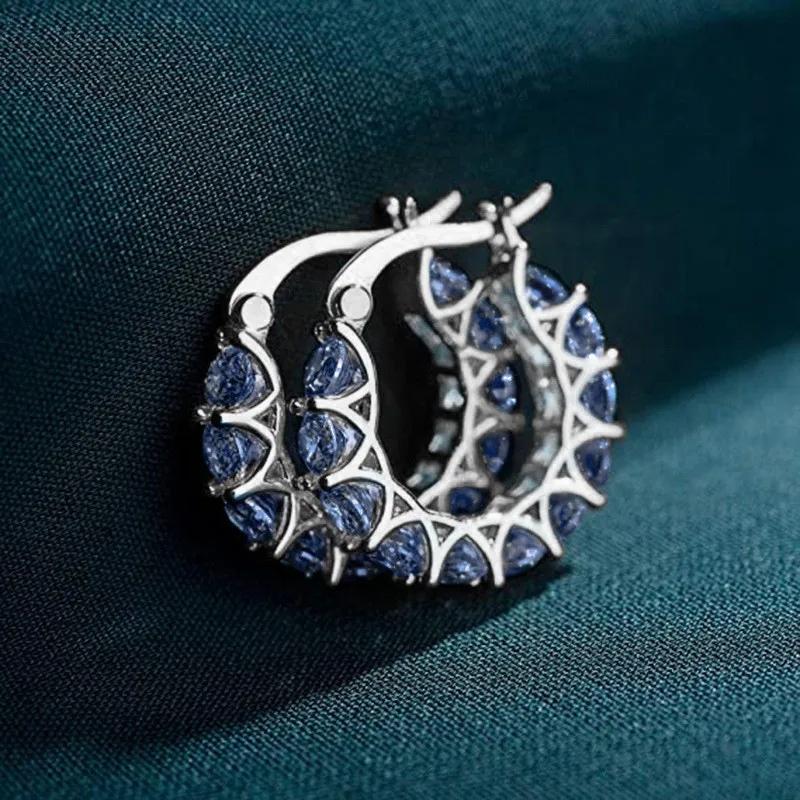 AVI Jewels Rio earrings silver/blue