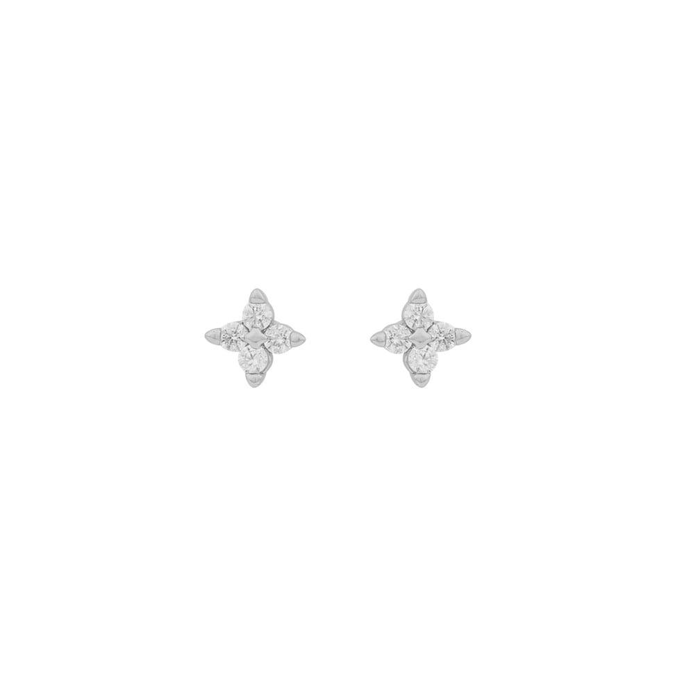 Snö of Sweden Wish small earrings silver/clear