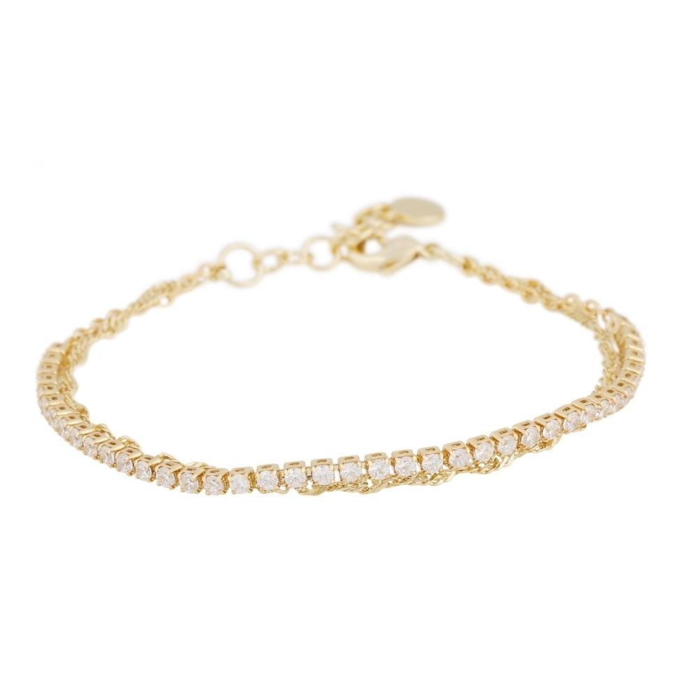 Snö of Sweden Mayfair Stone bracelet gold