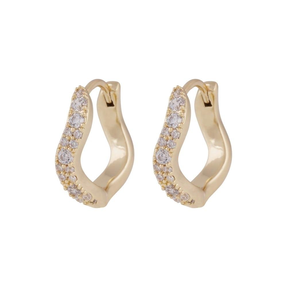Snö of Sweden Essential Curve earrings gold