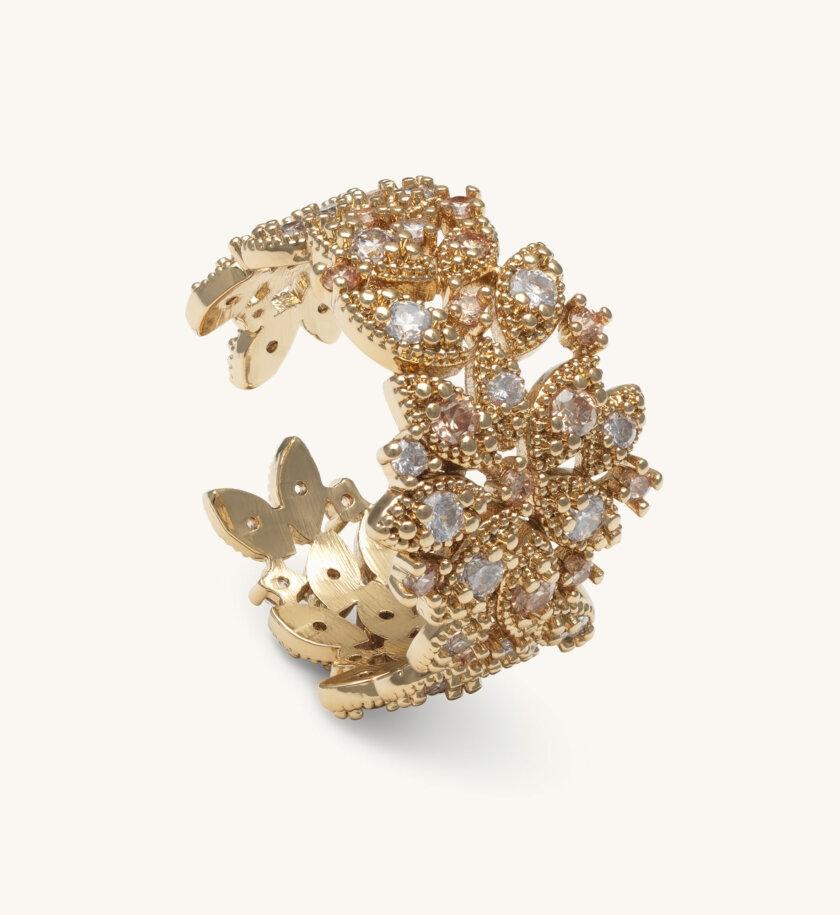 Lily and Rose Laurel ring - Gold
