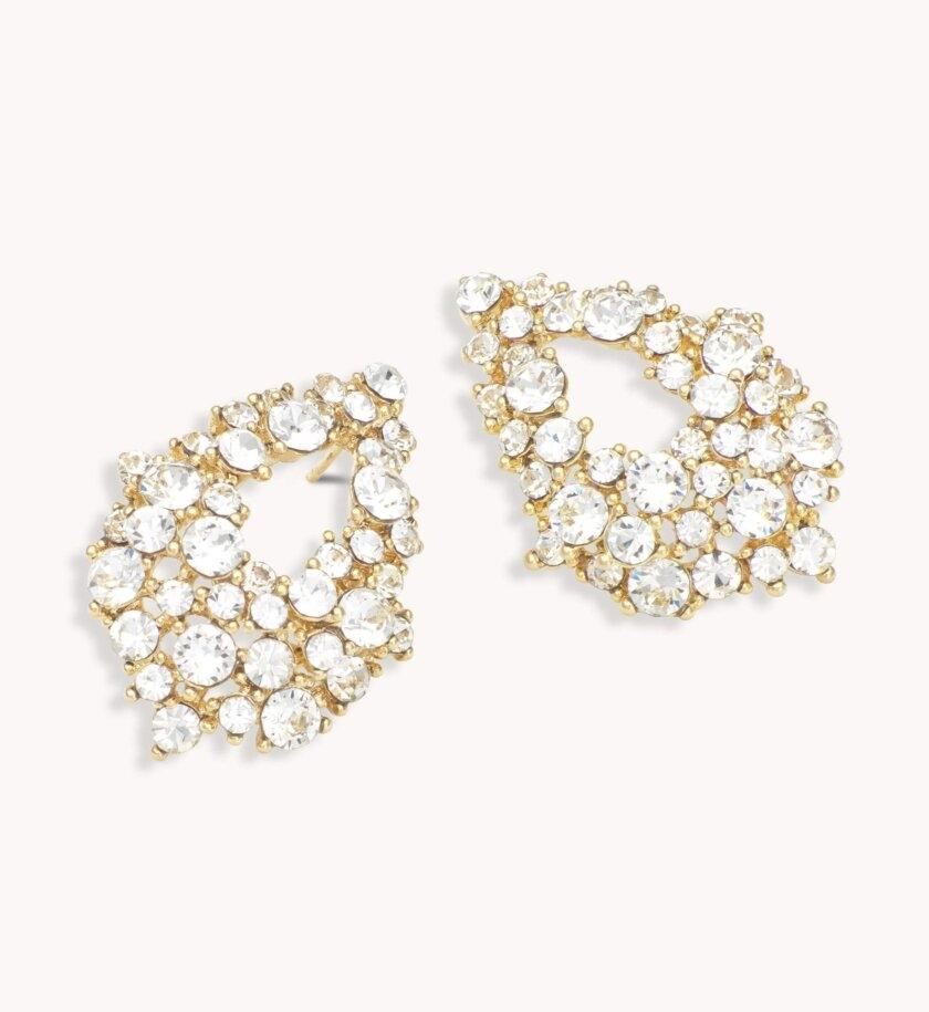 Lily and Rose Alice earrings Crystal (Gold)