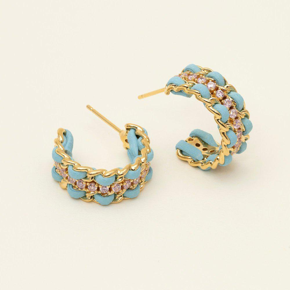 Lily and Rose Coco hoops - Bluebell