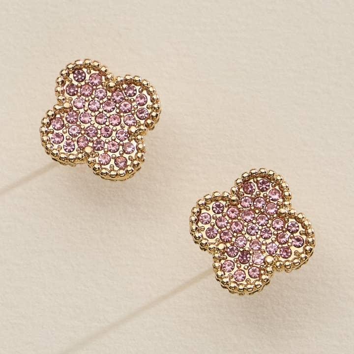 AVI Jewels Como earrings pink/gold