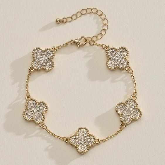 AVI Jewels Como bracelet clear/gold