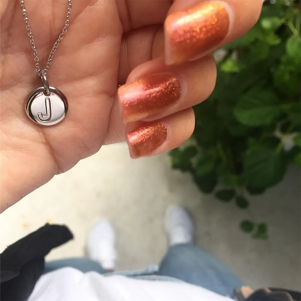 CHARMENTITY SMYKKER MED J LETTER STÅL